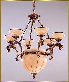 Alabaster Chandeliers Model: RL 1571-82